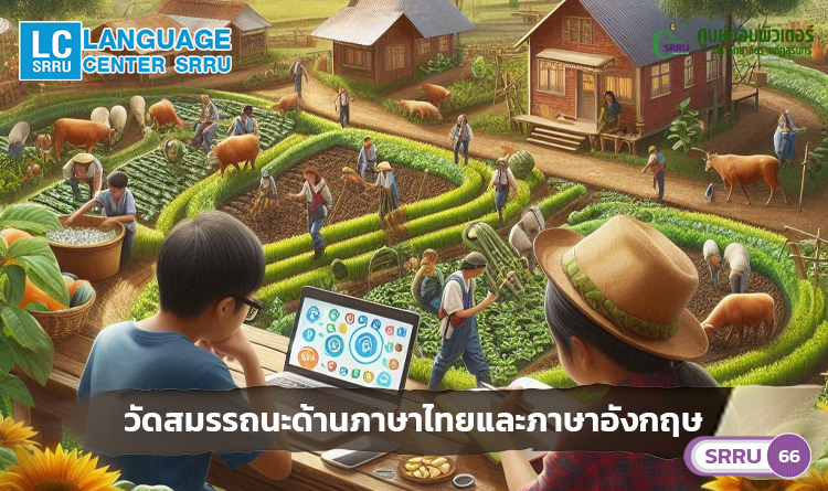 สอบวัดสมรรถนะด้านภาษาไทยและภาษาอังกฤษ ระดับปริญญาตรี ปีการศึกษา 2566